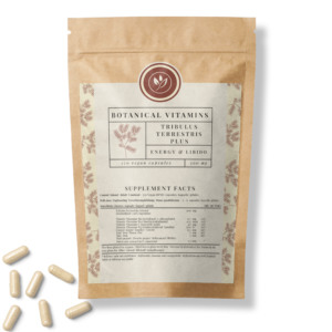 Tribulus Terrestris Plus <br>90 capsules (glass storage jar) Nutritional Supplement Botanical Vitamins 7