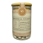 Ashwagandha Plus <br>90 capsules (glass storage jar) Nutritional Supplement Botanical Vitamins 6