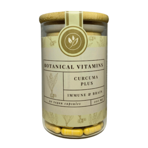 Curcuma Plus <br>90 capsules (glass storage jar) Nutritional Supplement Botanical Vitamins