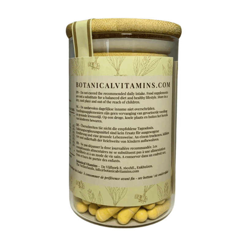 Curcuma Plus <br>90 capsules (glass storage jar) Nutritional Supplement Botanical Vitamins 4