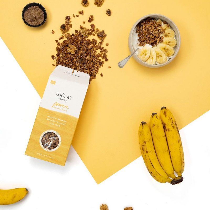 POWER Granola <br>Mellow Banana, Walnut & Lin Seed Granola Botanical Vitamins 2