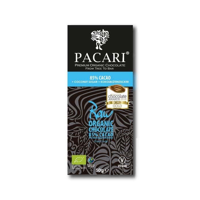 Coconut Sugar <br>85% Organic Chocolate Chocolade Botanical Vitamins 3