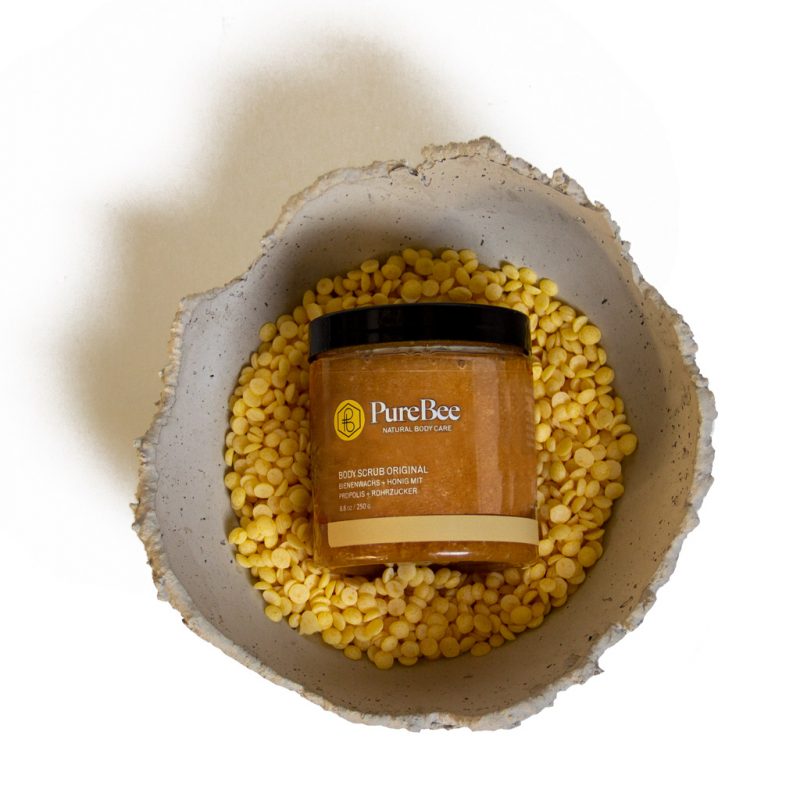 Body Scrub <br>Beeswax & Propolis Honey Skincare Botanical Vitamins 3